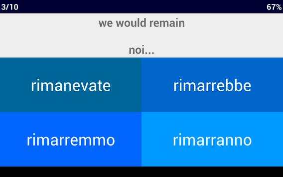 Italian Verb Blitz screenshot 10