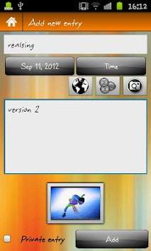 Crony Diary Lite screenshot 5