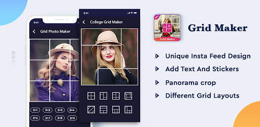 Grid Maker : Giant Square & Carousel Image Maker 1 تصوير الشاشة