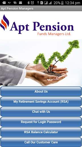 Apt Pension Mobile screenshot 1