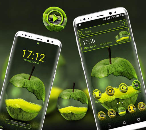 Green Apple Launcher Theme screenshot 3