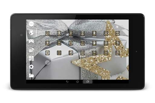 SilverGold 3D Icon CM&Launcher screenshot 10