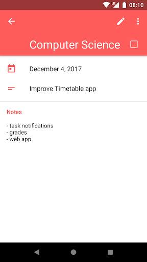 Timetable screenshot 5
