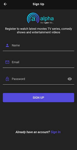 Alpha TV screenshot 2