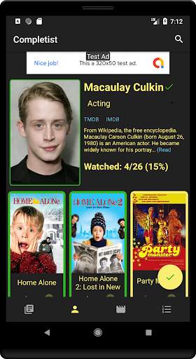 Completist - Movie/TV Checklist & Ranker screenshot 7