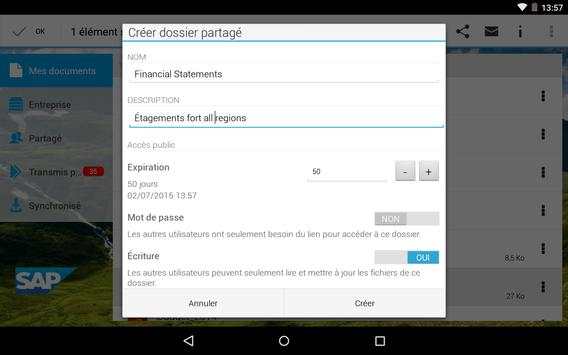SAP Mobile Documents screenshot 9