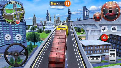 City Transporter Truck Driving Simulator screenshot 1
