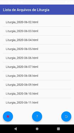 Navegador Liturgia Diária screenshot 6