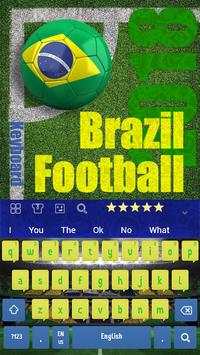 Brazil Sepak bola Keyboard screenshot 2