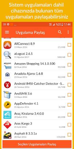 Uygulama Paylaş screenshot 1