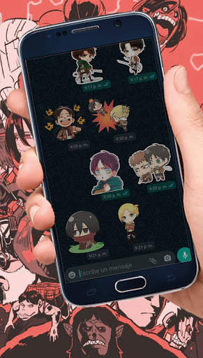 SNK Attack on Titan Stickers for WSP screenshot 3