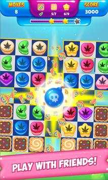 Weed Crush Match 3 Candy screenshot 3