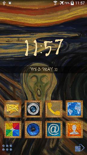 Smart Launcher Theme VanGogh screenshot 2