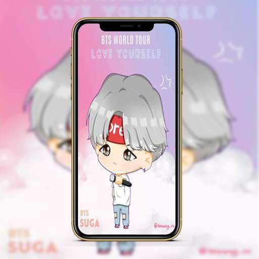 Cute BTS Chibi Wallpaper HD screenshot 3