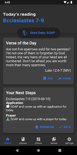 Daily SOAP - helping you read and study the Bible screenshot 8