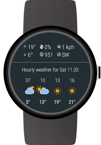 Weather for Wear OS (Android Wear) screenshot 3