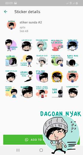 Stiker Lucu Bahasa Sunda WAStickerApps screenshot 5