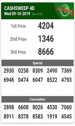 Live 4D Results screenshot 7