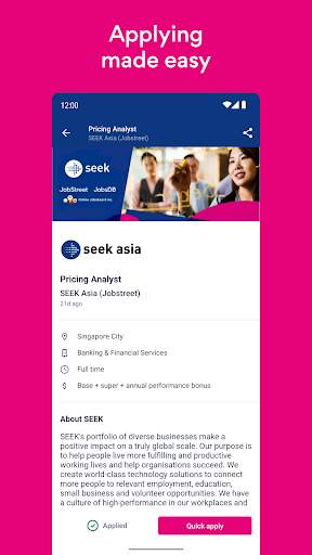 Jobstreet: Singapore Jobs Fast screenshot 2