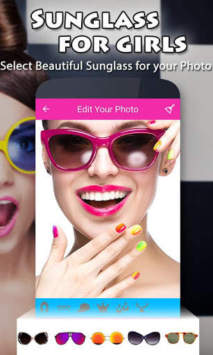 Girls Sunglass Photo Editor screenshot 4