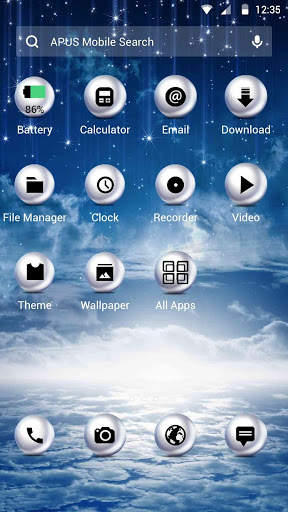 Wonderful-APUS Launcher theme screenshot 2
