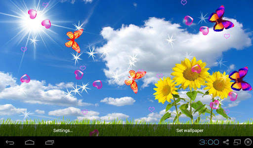 3D Sunflower Wallpaper - Screen Lock, Sensor, Auto screenshot 9