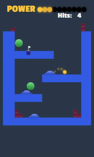 छोटे गोल्फ - मज़ा मिनी गोल्फ खेल 2D स्क्रीनशॉट 4