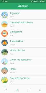 Offline World Map Atlas - World History & Wonders screenshot 2