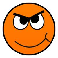 boule orange et monstres logo