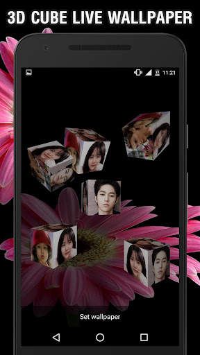 3D Photo Frame Cube Live Wallp скриншот 7