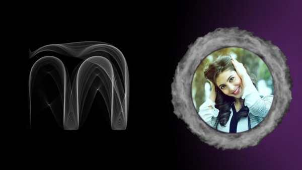 Smoke Text Photo Frames 4 تصوير الشاشة