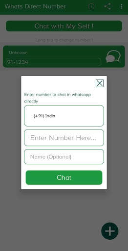 Whats Direct Number - whatsapp without save number screenshot 1