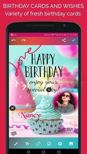 Greeting Photo Editor- Photo frame and Wishes app screenshot 5