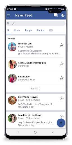 Lite Messenger: Both versions in one app screenshot 6