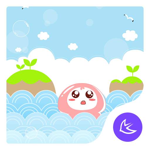 Jellyfish-APUS Launcher theme 1087.0.1001