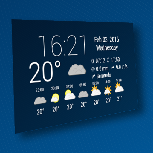 Simple Time &amp; Weather Widget icon