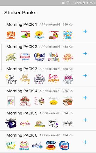 Good Morning Stickers for WhatsApp screenshot 4