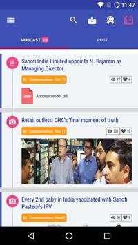Sanofi India MobCast screenshot 1