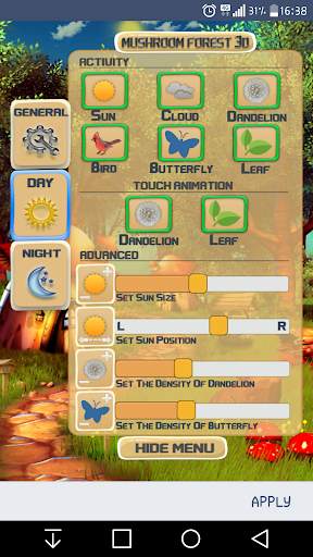 Mushroom Forest 3D Live Wallpaper screenshot 5