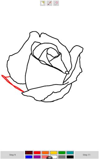 How to Draw A Rose Free screenshot 2