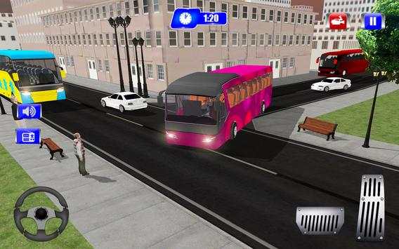 Luxury City Coach Bus Driving Simulator 2017 screenshot 2