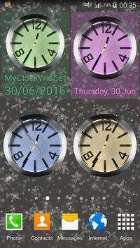 Vintage Clock Widget 5 تصوير الشاشة