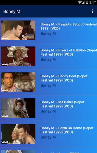 Boney M Popular Songs 3 تصوير الشاشة