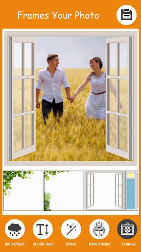 Rain Effect Photo Frame Editor screenshot 5