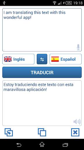 Traductor de idiomas screenshot 1