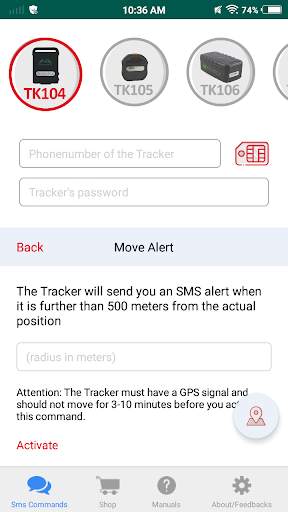 Tracker SMS screenshot 3