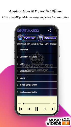 KENNY ROGERS Offline MP3 & Video Album Collection screenshot 18
