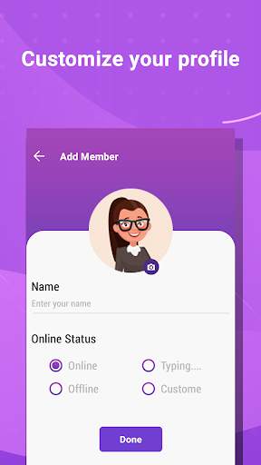 BTS love chat Messenger screenshot 3
