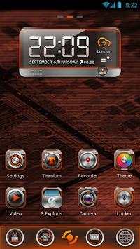 BlackQuartz Clock Widget screenshot 1