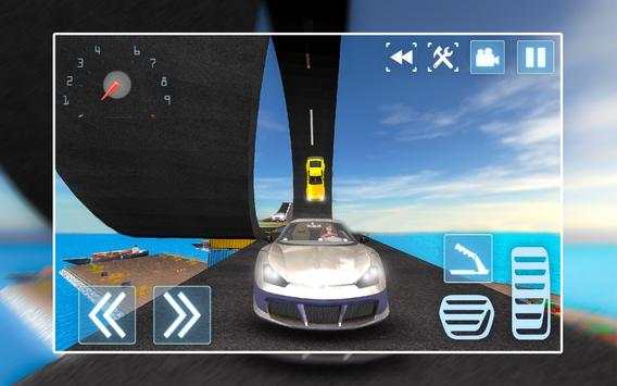 Skydiving Car Racer-Impossible Car Stunts Games 3D screenshot 4